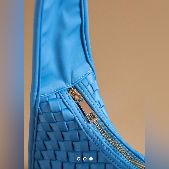 Anthropologie Woven Neoprene Shoulder Bag, NWT - Picture 5 of 8